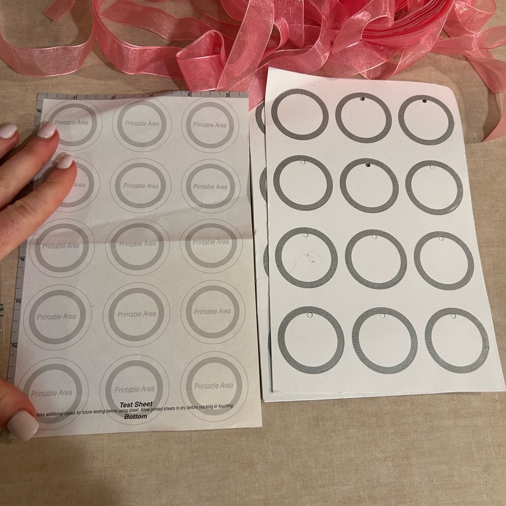 Clear Party Favor Box Kit with Pink Ribbons - Picture 4 of 6